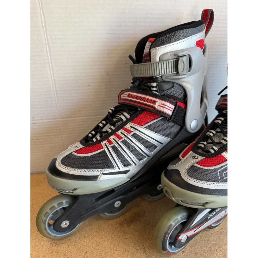 Mens Sz 9 Rollerblades Spirit XT SG5 80mm Inline Skates - Minor Flaw - Picture 4 of 11